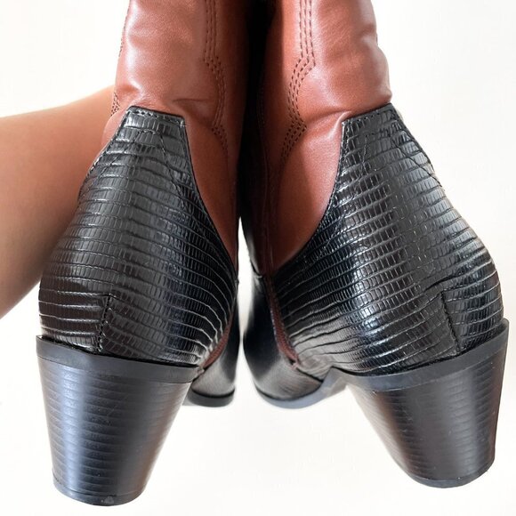 Two-Toned Western Boots - Picture 7 of 10